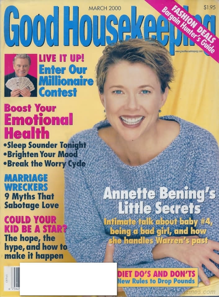 Good Housekeeping March 2000 magazine back issue Good Housekeeping magizine back copy Good Housekeeping March 2000 American womens magazine Back Issue Published by Hearst Publishing Corporation. Live It Up! Enter Our Millionaire Contest.