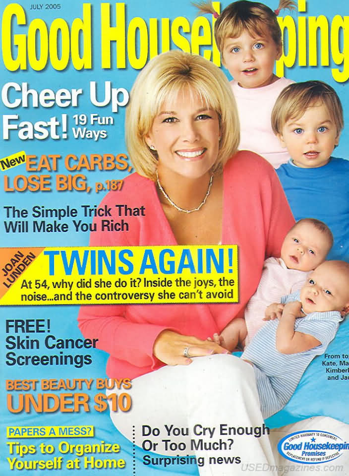 Good Housekeeping July 2005 magazine back issue Good Housekeeping magizine back copy Good Housekeeping July 2005 American womens magazine Back Issue Published by Hearst Publishing Corporation. Cheer Up Fast! 19 Fun Ways.