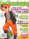 Good Housekeeping October 2009 magazine back issue cover image