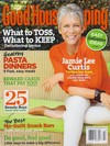Jamie Lee Curtis magazine cover appearance Good Housekeeping October 2012