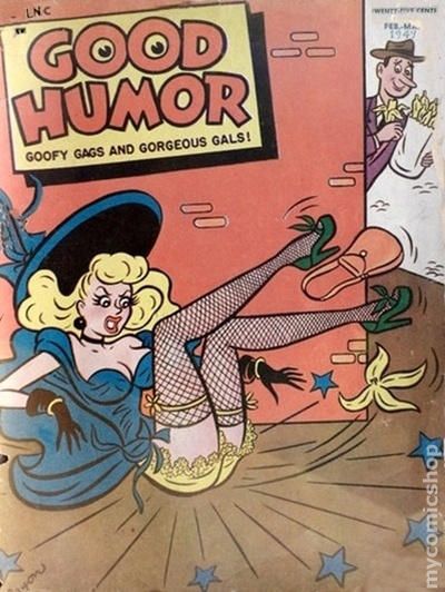 Good Humor # 4, February/March 1949 magazine back issue Good Humor magizine back copy 
