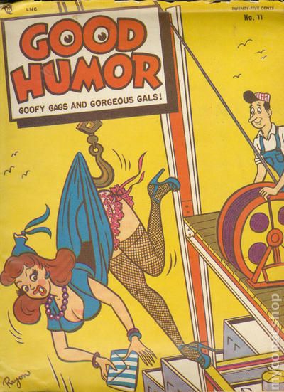 Good Humor # 11, September 1950 magazine back issue Good Humor magizine back copy 