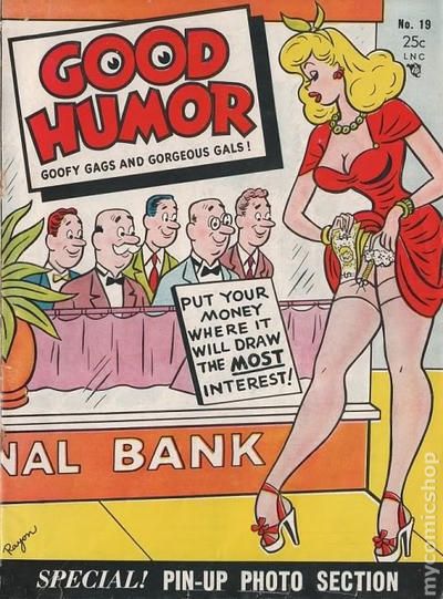 Good Humor # 19, June/July 1952 magazine back issue Good Humor magizine back copy 