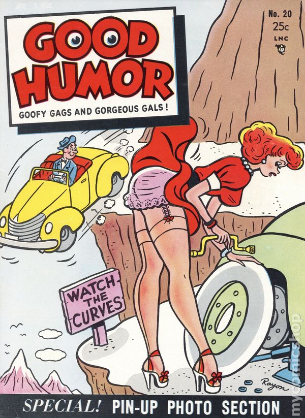 Good Humor # 20, August/September 1952 magazine back issue Good Humor magizine back copy 