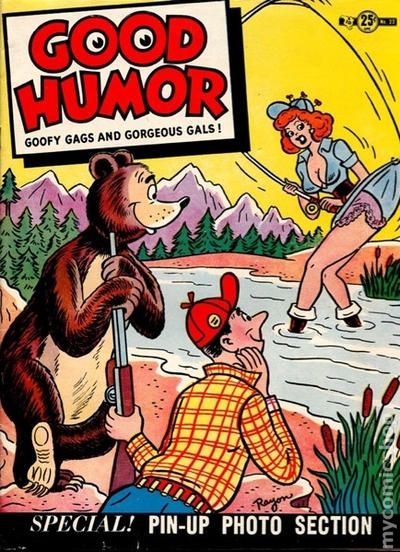 Good Humor # 22, February 1953 magazine back issue Good Humor magizine back copy 