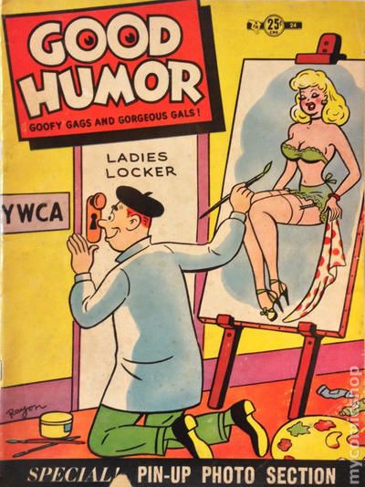 Good Humor # 24, July 1953 magazine back issue Good Humor magizine back copy 
