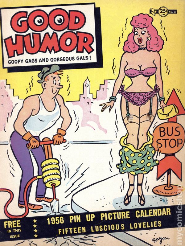 Good Humor # 36, January 1956 magazine back issue Good Humor magizine back copy 