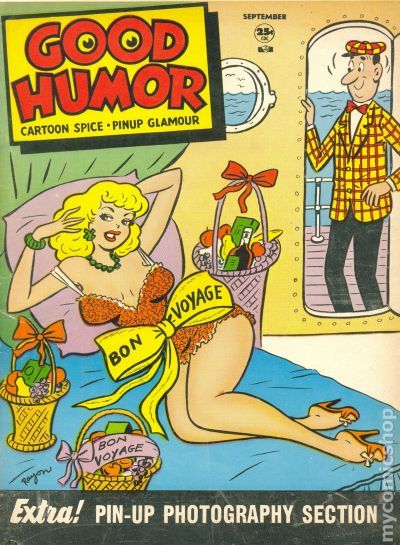 Good Humor # 40, September 1956 magazine back issue Good Humor magizine back copy 