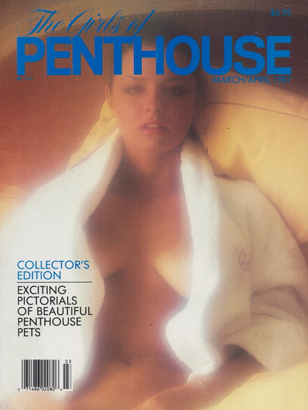 Girls of Penthouse March/April 1987 magazine back issue Girls of Penthouse magizine back copy Sheila Kennedy,Bob Guccione,Beautiful Penthouse Pets,bombshell,effervescent,actress,flawless