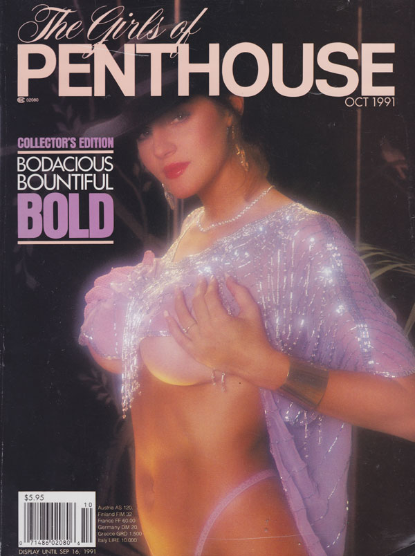 Girls Penthouse October 1991 magazine back issue Girls of Penthouse magizine back copy girls of penthouse back issues 1991 bodacious babes bold xxx erotic pictorials tight pussies up clos