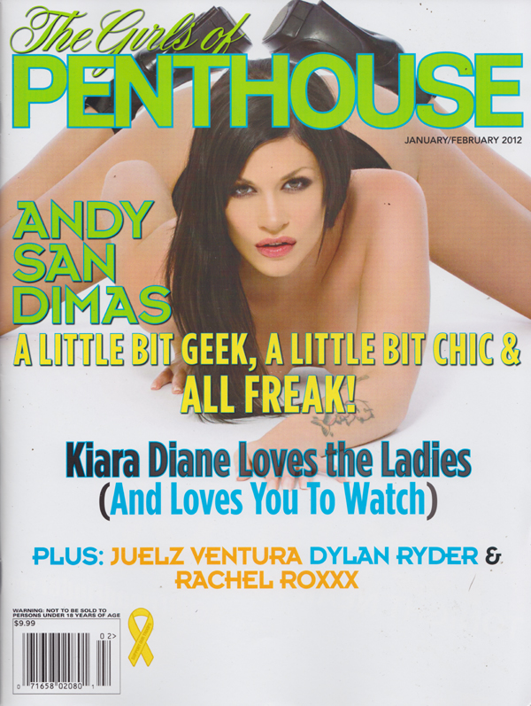 Girls of Penthouse January/February 2012 magazine back issue Girls of Penthouse magizine back copy Loves the Ladies,hardcore,Erotic pictorial,Nikki Benz,Andy San Damas,Pet Fetish,luscious,Ladies
