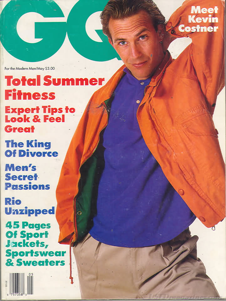 GQ May 1987 magazine back issue GQ magizine back copy 