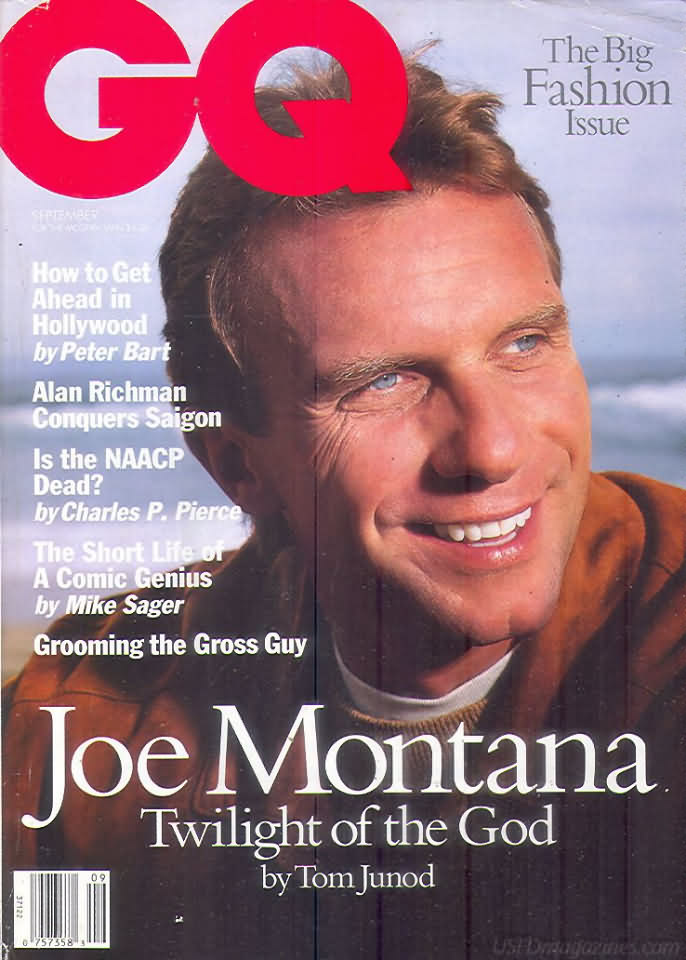 GQ September 1994 magazine back issue GQ magizine back copy 
