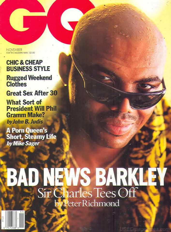 GQ November 1994 magazine back issue GQ magizine back copy 