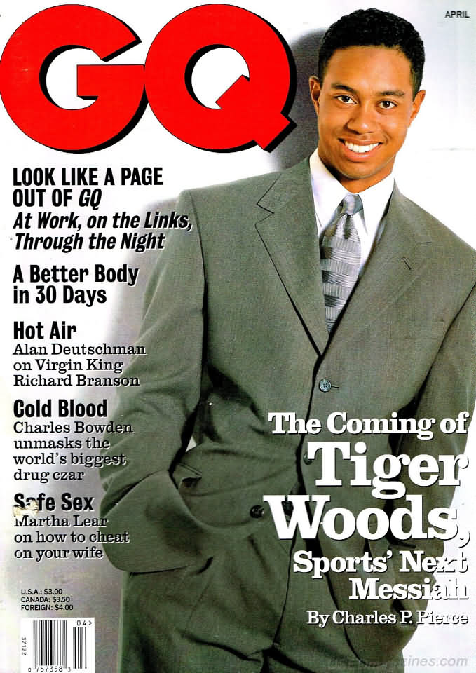 GQ April 1997 magazine back issue GQ magizine back copy 