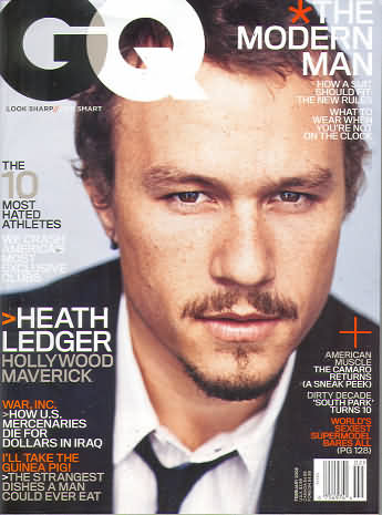 GQ February 2006 magazine back issue GQ magizine back copy 