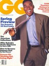 GQ February 1988 magazine back issue cover image