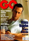 GQ December 1998 magazine back issue cover image