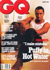 GQ August 1999 magazine back issue cover image