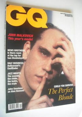 GQ British December 1990, , Could you survive the perfect blonde