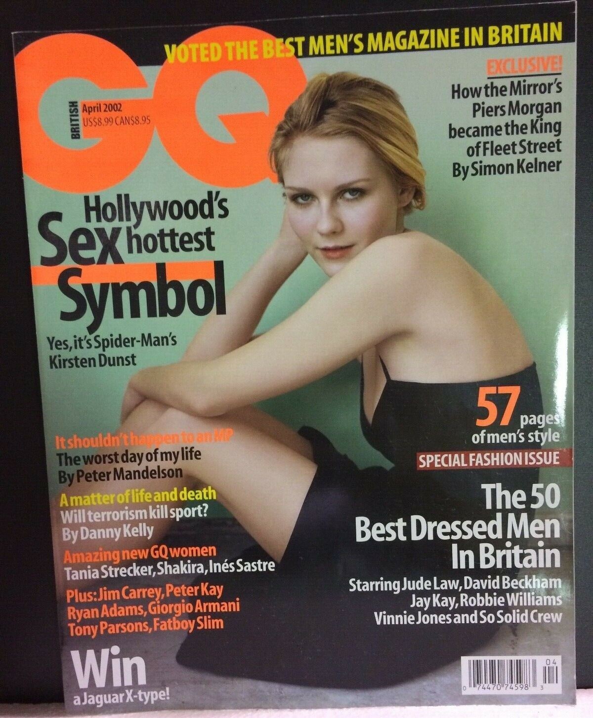 Gq British April 2002 Hollywoods Hottest Sex Symbol Yes Its