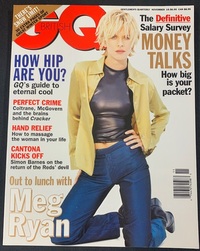 Meg Ryan magazine cover appearance GQ British November 1995