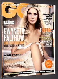 GQ British June 2008 magazine back issue cover image