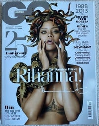 Rihanna magazine cover appearance GQ British December 2013