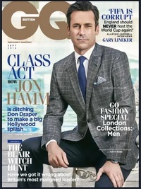 GQ British September 2014 magazine back issue cover image