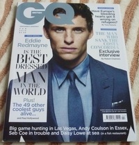 GQ British February 2016 magazine back issue cover image