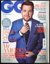 GQ British September 2016 Magazine Back Copies Magizines Mags