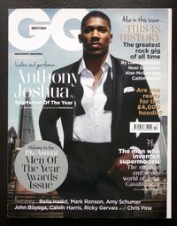 GQ British October 2016 magazine back issue cover image