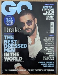 GQ British February 2017 magazine back issue cover image
