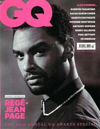 GQ British October 2021 magazine back issue cover image