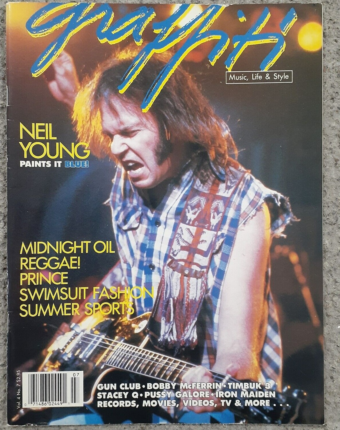 Graffiti June 1988 magazine back issue Graffiti magizine back copy 