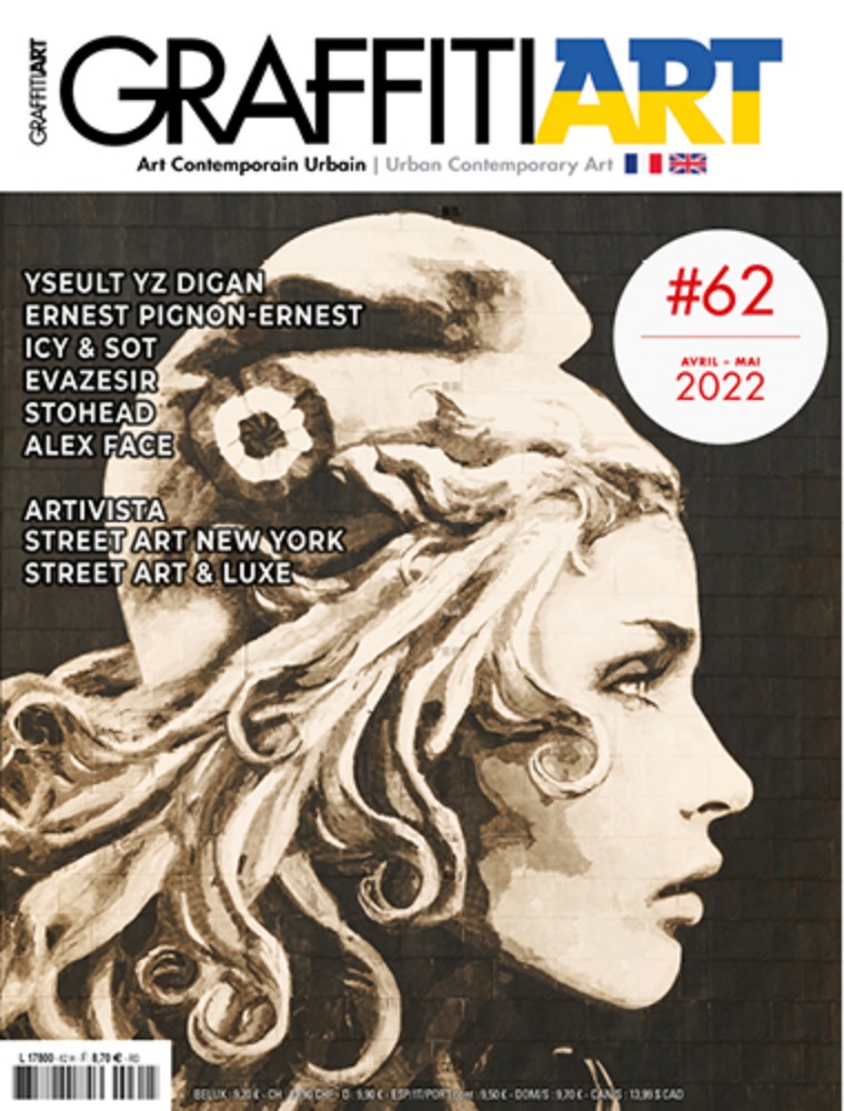 Graffiti Art # 62, April/May 2022 magazine back issue Graffiti Art magizine back copy 