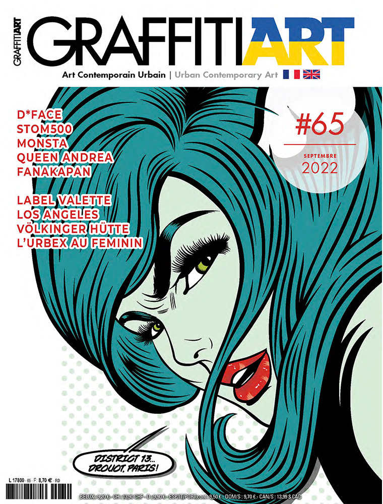 Graffiti Art # 65, September 2022 magazine back issue Graffiti Art magizine back copy 