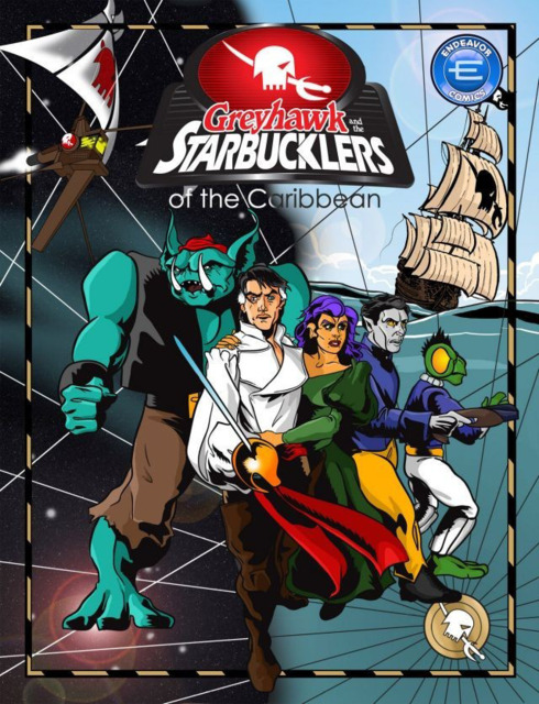 Greyhawk and the Starbucklers Comic Book Back Issues of Superheroes by A1Comix