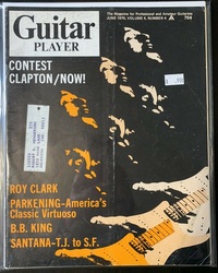 Guitar Player June 1970 magazine back issue cover image