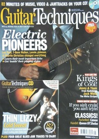 Taylor Charly magazine cover appearance Guitar Techniques # 5, May 2012