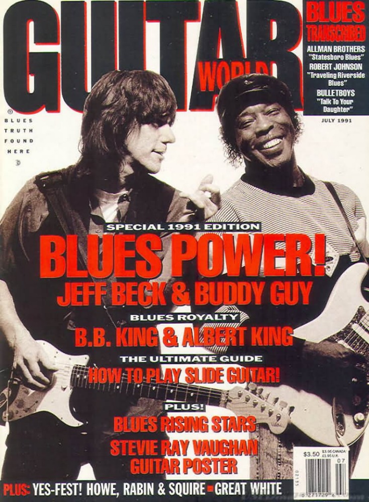 Guitar World July 1991, , Special 1991 Edition Blues Power! Jeff