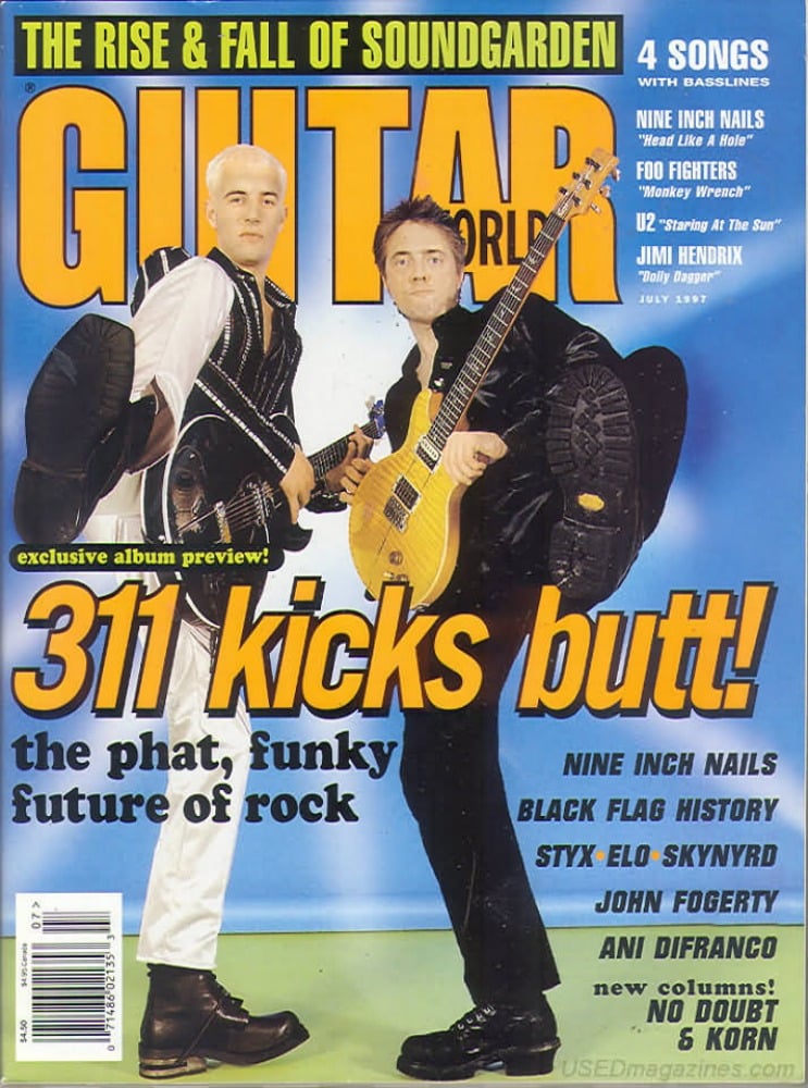 Guitar World July 1997, , The Rise & Fall Of Soundgarden Magazine
