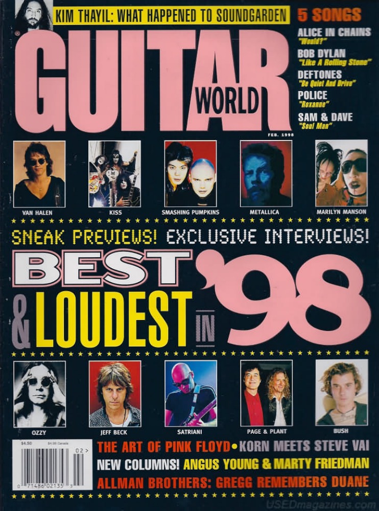 Guitar World February 1998, , Kim Thayil What Happened To Soundg