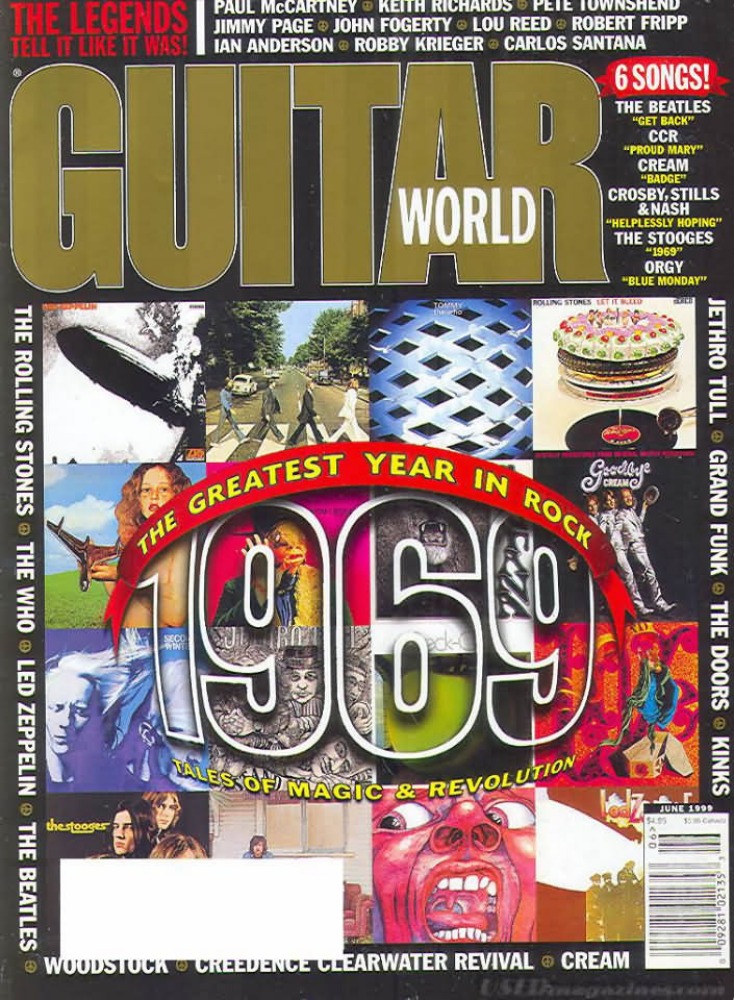 Guitar World June 1999, , The Legeneds Tell It Like It Was! Magaz