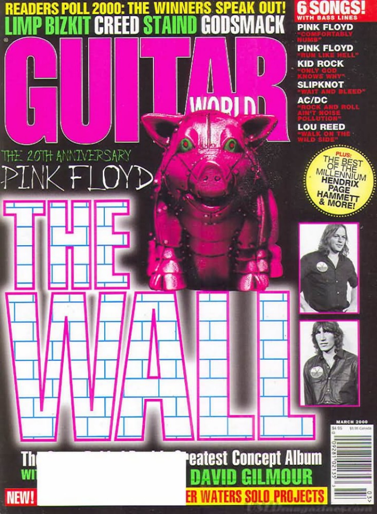 Guitar World March 2000, , Limp Bizkit Creed Stand Godsmack Magaz