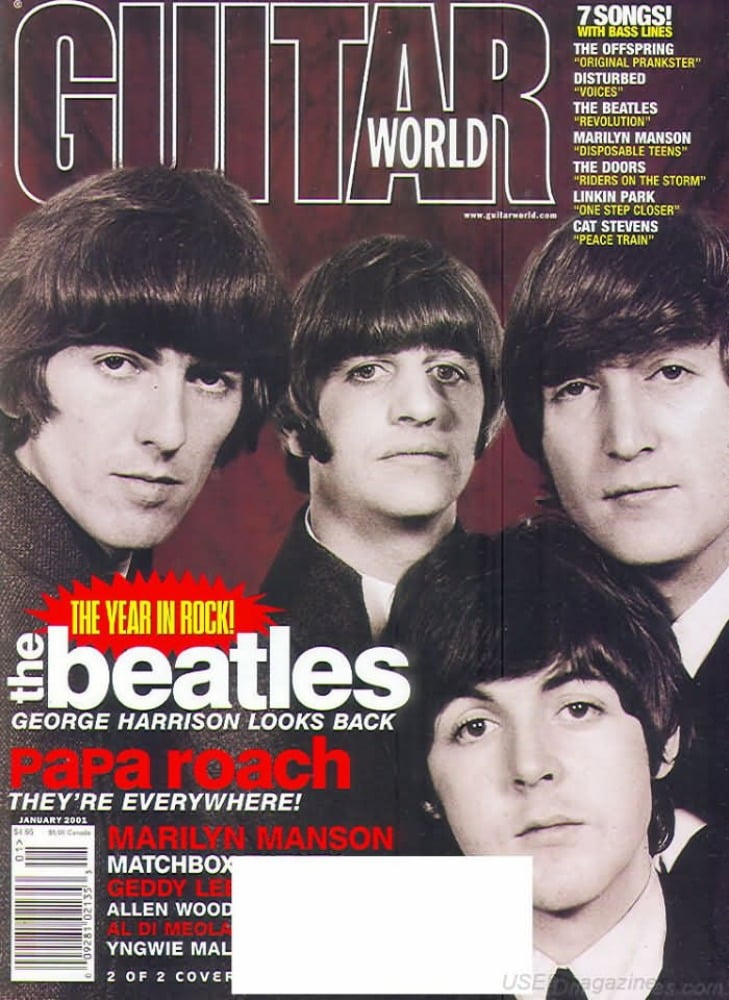 Guitar World January 2001, , The Year In Rock! The Beatles,