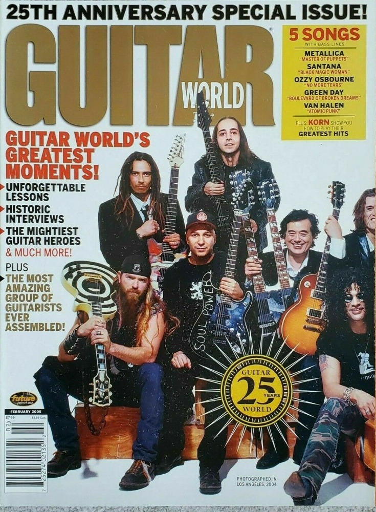 Guitar World February 2005, , Guitar World's Greatest Moments! Ma