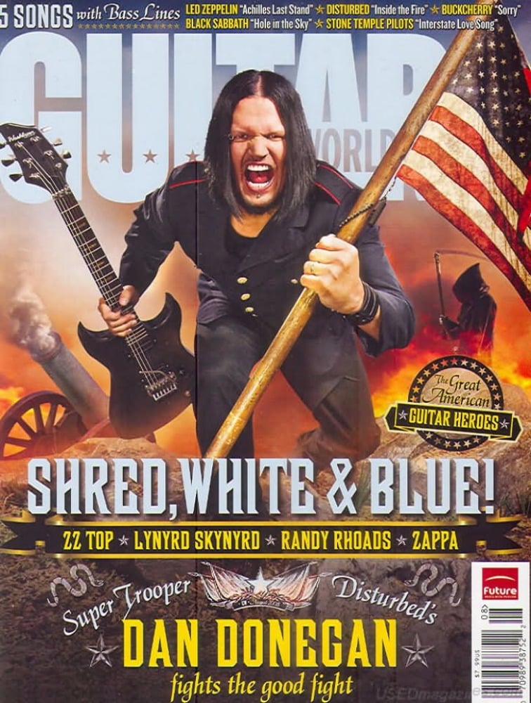 Guitar World August 2008 Magazine Back Issue. Guitar Aug 2008