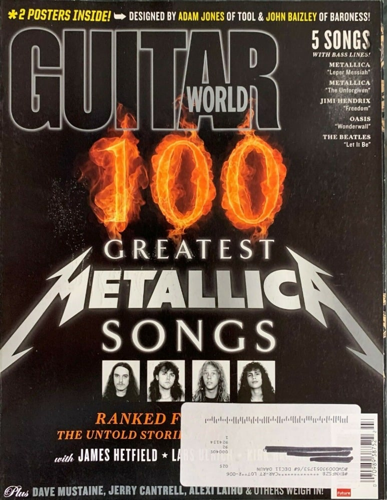 Guitar World March 2011, , 2 Posters Inside Designed By Adam Jone