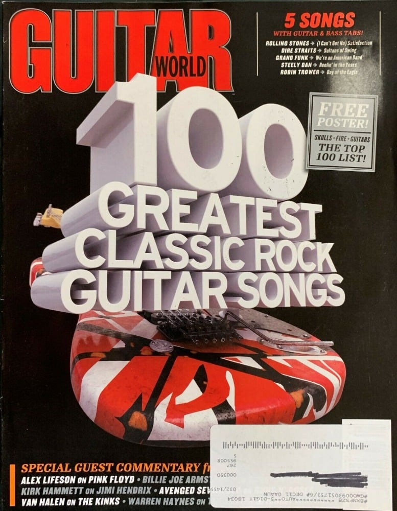 Guitar World August 2011, , 100 Greatest Classic Rock Guitar Song